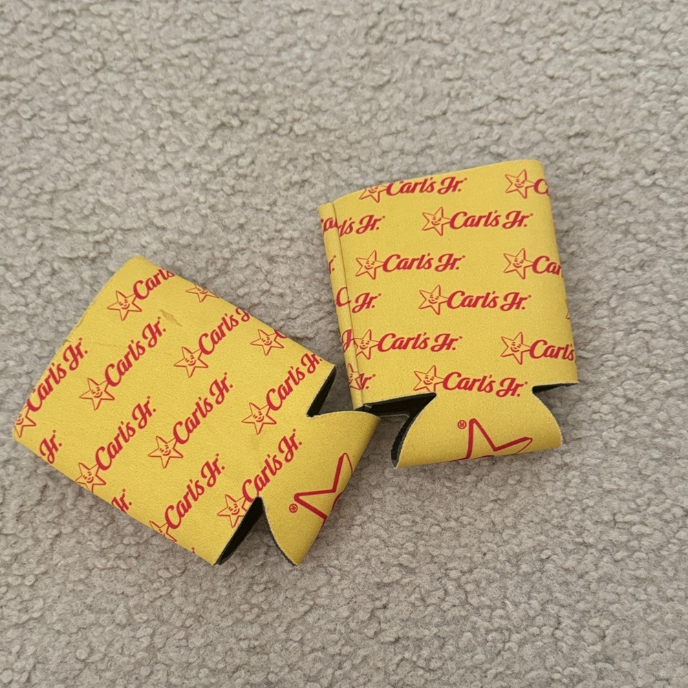 Carl's Jr. Yellow Cup Sleeves